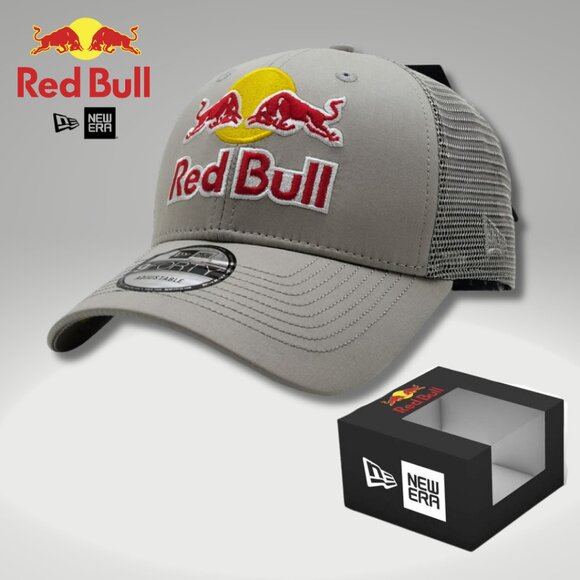 Hat Snapback New Era Gray Mesh 9FORTY Box & Sticker - Athlete Only - Picture 1 of 5